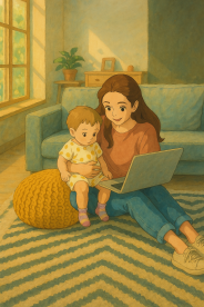 Ghibli style artwork example